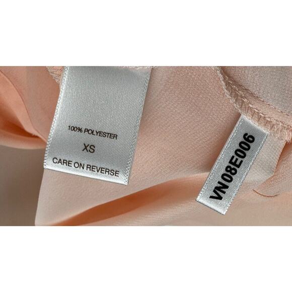eva mendes Bow Blouse, Peach, Sz: XS, 57-29 - Picture 8 of 16